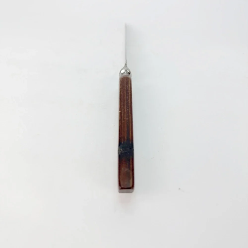 Vintage Burns Steak Knife Stainless Steel Wood Handle England MCM Retro